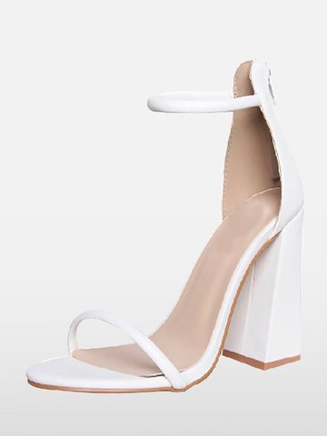 Buckle High Heel Sandals